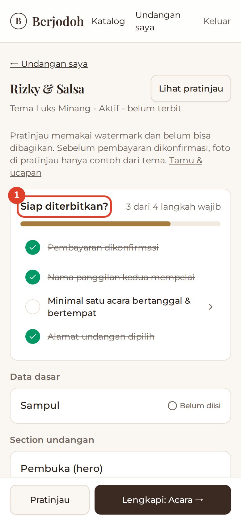 Siap diterbitkan